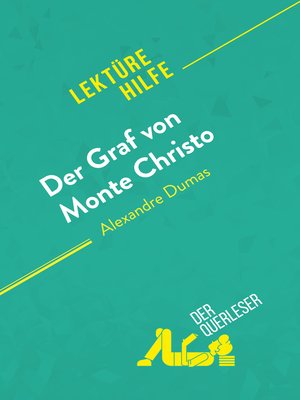 cover image of Der Graf von Monte Christo von Alexandre Dumas (Lektürehilfe)